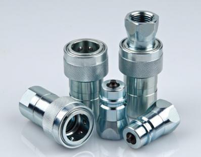China LSQ-PK Hydraulic Coupling Single Handed Operation Hydraulic Connectors Fittings for sale