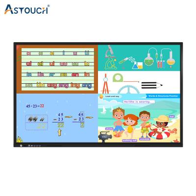 China Large Intelligent Smart Interactive Whiteboard 75 Inch With Android 12 System for sale
