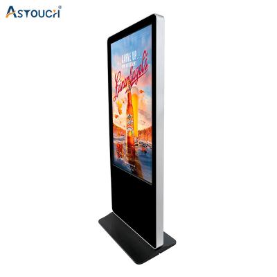 China OEM Lcd Signage Display 65 Inch Digital Photo Kiosk Capacitive Touch for sale