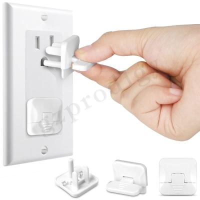 China US Universal Plastic Nontoxic Outlet Plug Covers White Protect Kids From Electrical Hazard for sale