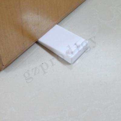 China Sturdy Nontoxic PVC Door Stopper , Anti Slip Plastic Wedge Door Stop for sale