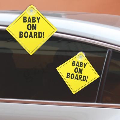 China ISO9001 Waterproof Child On Board Sticker , Odorless Personalised On Board Car Sign for sale