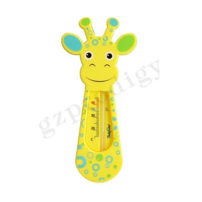 China Shatter Resistant Baby Bath Thermometer Odorless Cartoon Shape for sale