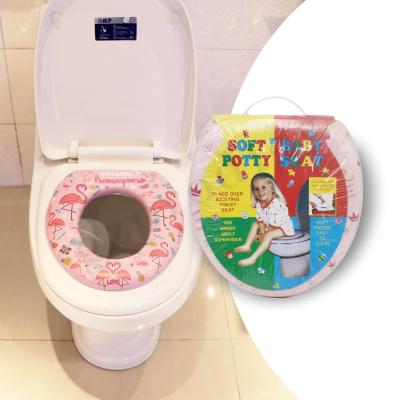 中国 かわいい漫画の洗えるトイレトレーニングシート Platic Baby Potties 販売のため