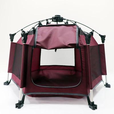 China Foldable Travel Pet Playpen Tent Light Weight Small Size Quick Set Up for sale