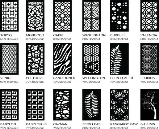 Decorative Outdoor Metal Screen