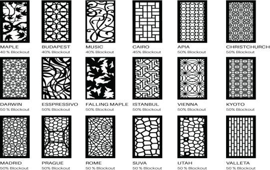 Decorative Outdoor Metal Screen