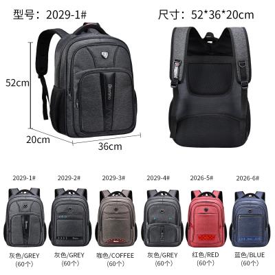 China Male Polyester Nylon Travel Backpack Waterproof 20 Inch Laptop Bag Men for sale