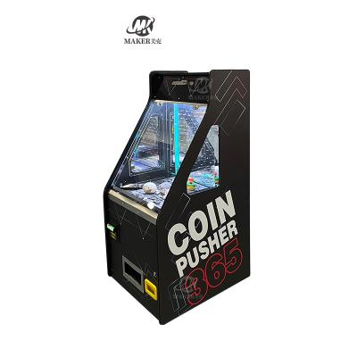 China Single Player Anti Static Coin Pusher Machine With Bill Acceptor en venta