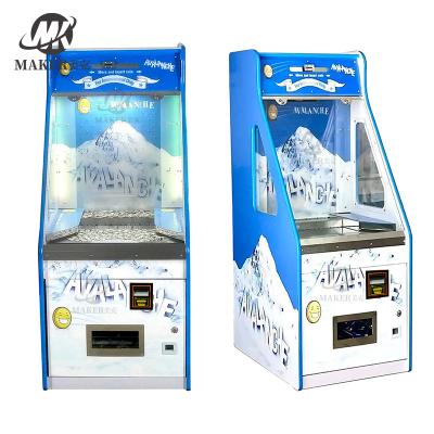 Chine Single Player Black Arcade Coin Pusher Machine With Bill Acceptor à vendre