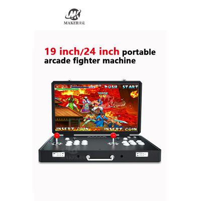 China Family Video Game Machine 2 Players Joystick Console Arcade Fighting Game Machine à venda