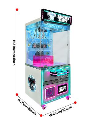 中国 フィリピンの熱売り クロークレーン 自動販売ゲーム機 組み立てられる娯楽センター 販売するおもちゃ クローマシン 販売のため