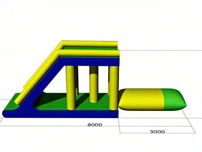 Durable PVC Inflatable Water Catapult Blob Airtight Floating Slide Tower Jumping Pillow Toys 500kg Capacity for Summer Playing