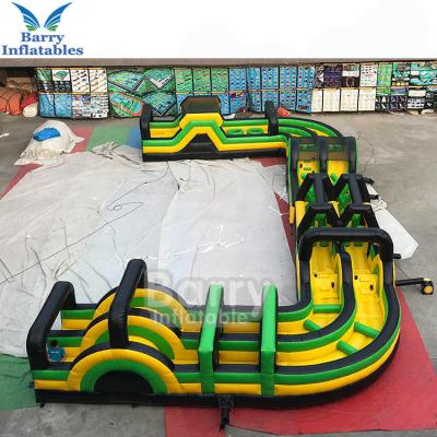 China PVC Tarpaulin Portable Inflatable Obstacle Course For Events Obstacle Race Adult for sale