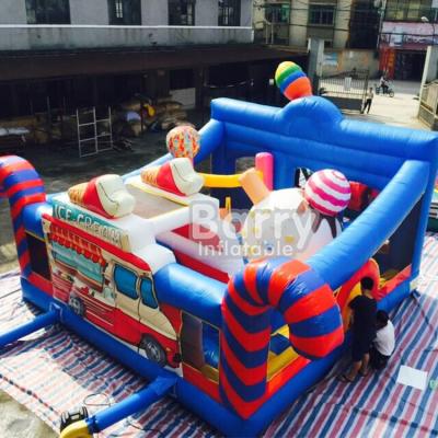 China Fire Resistant Inflatable Bouncer Indoor Colourful Playground Jumper Bounce House for sale