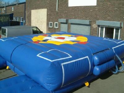China Printing Inflatable Stunt Bag Mat Big Jump Air Bag Activities for sale
