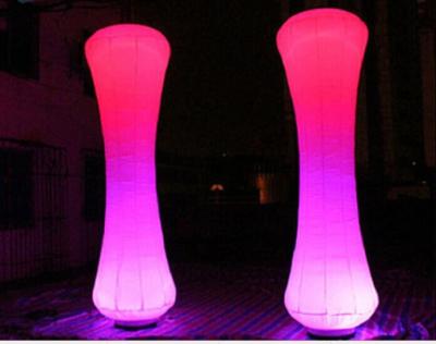 China Red Led Wedding Inflatable Led Lighting Tube Hourglass For Elegent Party for sale