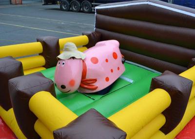 China Crazy Junior Rodeo Bull Ride Outdoor Inflatable Games Air Mechanical Bull for sale