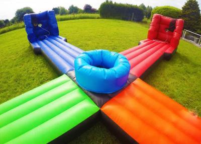 China New Product Inflatable Interactive Games Human Hungry Hippo With Small Inflatable Balls for sale