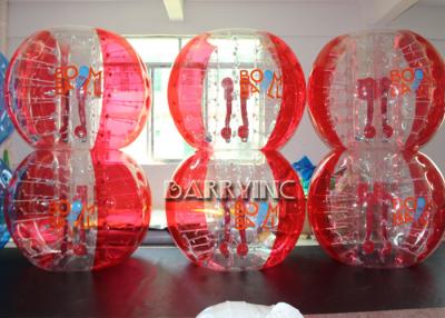 China Outdoor Inflatable Kids Toys 1.8M TPU Material Half Blue Bubble Ball / Red Bubble Balls for sale