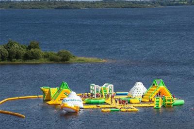 China Customized Inflatable Water Park Equipment Bay Gardens Splash Island Water Park for sale