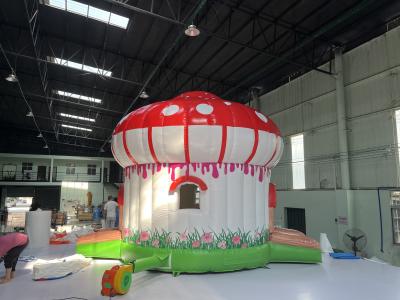 Chine champignon de location sautant commercial de Chambre gonflable de rebond de château de diamètre de 5m à vendre