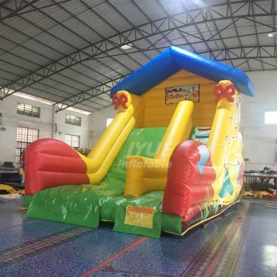 China 15oz PVC Fabric Inflatable Water Slides Commercial Grade For Bouncy Slides for sale