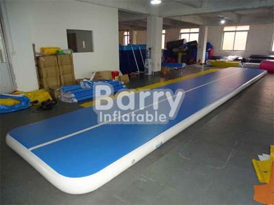 China 10cm / 20cm / 30cm High Blue Air Track Gymnastics Mat Custom Made for sale