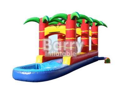 China Water Playground Rainforest Inflatable Water Slides Fireproof 28L X 8W X 11H Ft for sale