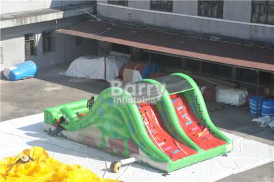 中国 昇進の子供のおもちゃの後ろ階段が付いている膨脹可能なヘビのスライド 販売のため