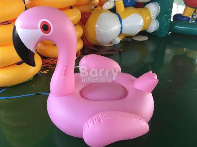 China Big Size Pink Inflatable Floating Pool Toys / Flamingo Animals for sale