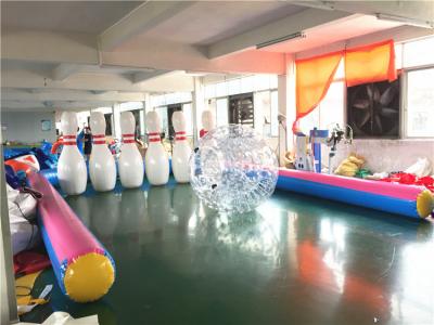 Chine Boule de bowling gonflable humaine extérieure pour la rampe SCT EN71 de boules de Zorb à vendre
