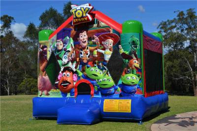 China Pvc-Geteerd zeildoek Opblaasbaar Toy Story die Kasteel voor Speelplaats/Pretpark springen Te koop