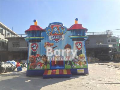 China Corrediça inflável do leão-de-chácara do tema da patrulha da PATA multi - cor para o parque de diversões à venda