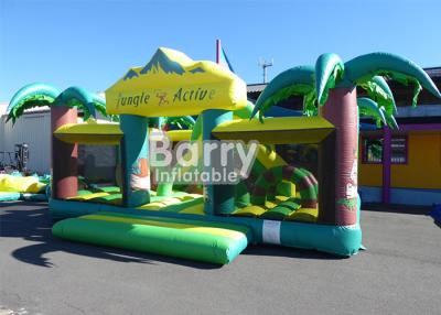 China Outdoor n Indoor PVC Material Equipment Toys Jungle Theme Big Toddler Inflatable Playground for sale