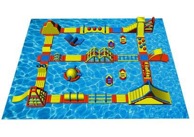 China Water Sport Game Inflatable Water Park Challenge Splash Island Water Park for sale