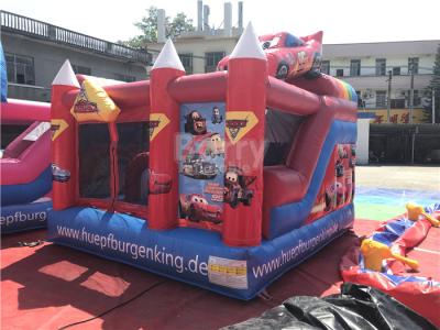 China Despedida inflable Combos, juegos divertidos de los niños del castillo del coche colorido de la casa de la despedida en venta