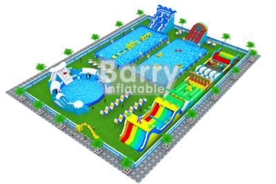 China Professional Inflatable Water Park Business Plan / Water Park Design Build for sale