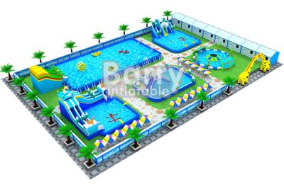 Chine Parc aquatique gonflable énorme mobile extérieur de piscine, parc d'Aqua de Waterpark à vendre