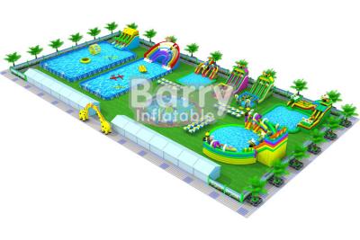 China Inflatable Dry Water Park Equipment Playground Business Plan PVC Tarpaulin 0.9mm for sale