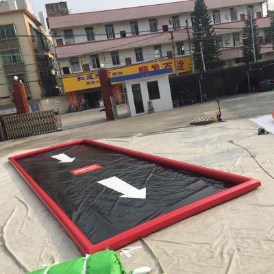China Thick PVC Inflatable Wash Mats For Washing Car / Trucks for sale