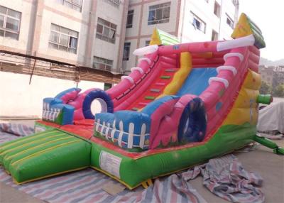 China Outdoor Waterproof Commercial Inflatable Slide With Shoes Shape , EN71 for sale