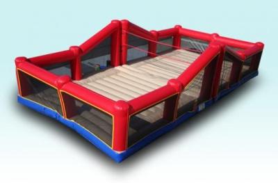 China Exciting Indoor Inflatable Sports Games Bouncy Volleyball Court With CE for sale