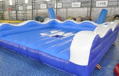 China Funny Inflatable Sports Equipment Inflatable Surf Simulator With Fire Resistant PVC for sale
