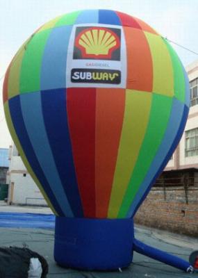 China Balões infláveis da terra impermeável enorme do arco-íris para anunciar à venda