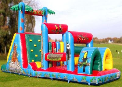 China Commercial Inflatable Obstacle Course , Adult And Kid Blow Up Obstacle Course for sale