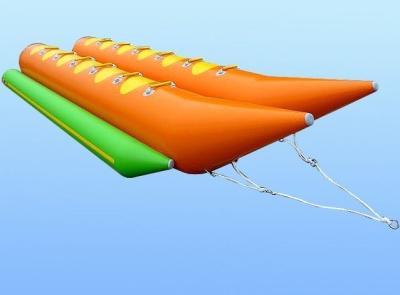 China barco inflable del juguete del PVC de 0.9m m, barco de pesca inflable doble para el deporte acuático en venta