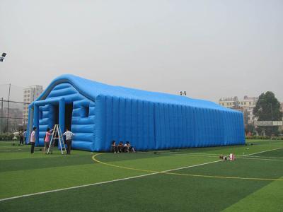China Commercial Blue Color Inflatable Tent / Inflatable Warehouse Tent for Storage for sale