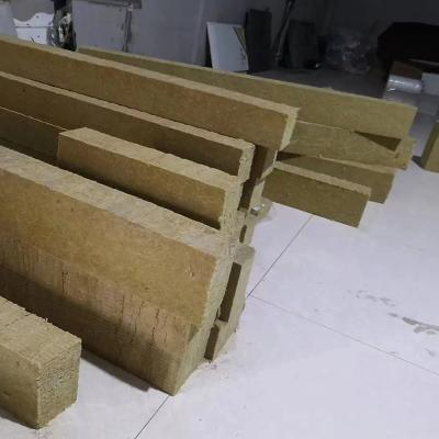 China Yellow Rock Wool Strip Sound Absorption Rockwool Slats Insulation Materials for sale