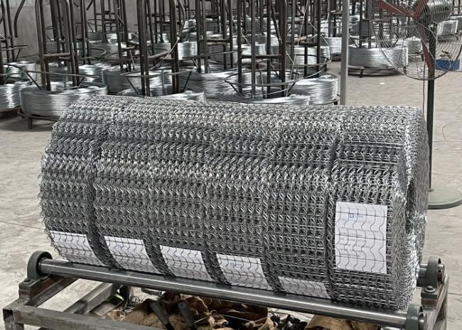 Packaged wire mesh ready for shipment